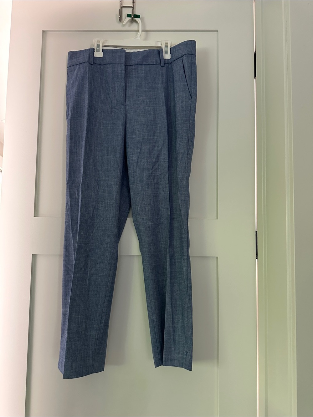 Talbots Blue Straight-Leg Women's Dress Pants